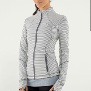LuluLemon Hyper Stripe Angel Wing Forme Zip up Jacket